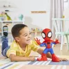 Marvel Spidey and His Amazing Friends Dance 'N Crawl Spidey, peluche interativo com música e sons