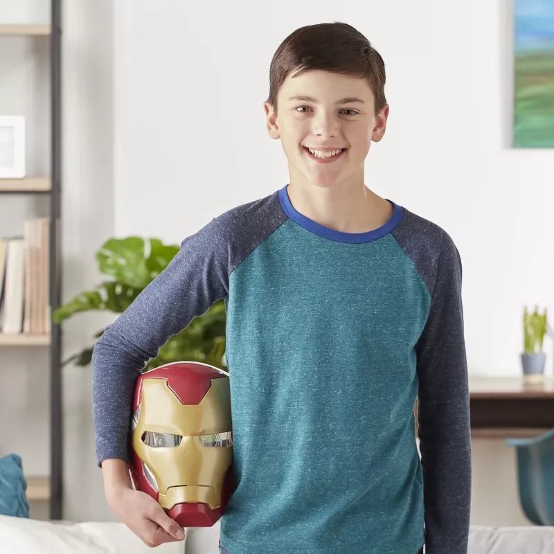 Marvel Avengers Iron Man Flip FX máscara, criança, máscara facial, 5 anos, filme, 1 unid.