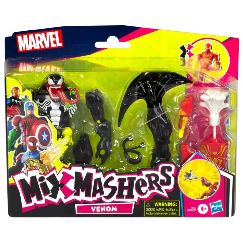 Marvel MixMashers Spider-Man Venom Mix-&-Match, 4 ano(s), multicolor
