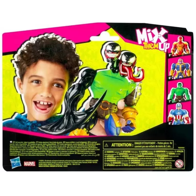 Marvel MixMashers Spider-Man Venom Mix-&-Match, 4 ano(s), multicolor