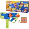 Blaster de brincar Nerf N Series Sprinter F8625 azul verde laranja