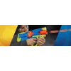 Blaster de brincar Nerf N Series Sprinter F8625 azul verde laranja