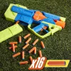 Blaster de brincar Nerf N Series Sprinter F8625 azul verde laranja