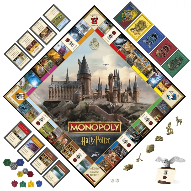 Monopoly Harry Potter jogo de tabuleiro simulação económica