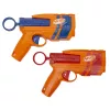 Conjunto de blasters de brincar NERF Playset Dual Pack N Series G1492 com 2 blasters e dardos de espuma