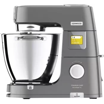 Robot de cozinha Kenwood KWL90.164SI — 1400 W, tigela de aço inoxidável de 7 L, prateado, balança integrada