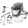 Robot de cozinha Kenwood KWL90.164SI — 1400 W, tigela de aço inoxidável de 7 L, prateado, balança integrada