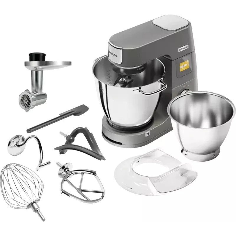 Robot de cozinha Kenwood KWL90.164SI — 1400 W, tigela de aço inoxidável de 7 L, prateado, balança integrada