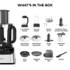 Robot de cozinha Kenwood FDM73.850SS 1000 W 3 L cinzento com balança integrada