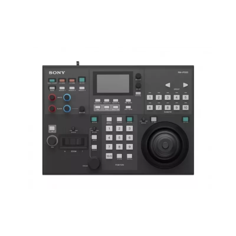 Comando à distância Sony RM-IP500 RF sem fios sistema de segurança botões, botão rotativo