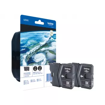 Tinteiro Brother LC-985BKBP2DR 2 unid. original standard preto