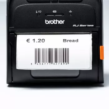 Brother - 76 x 44 mm 70 etiqueta(s) (1 rolo(s) x 70 rolo de etiquetas (embalagem de 24) - para RuggedJet RJ-3055WB (BDE1J044076040)