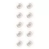 Ímanes para quadro branco de vidro Nobo ⌀32mm, íman de quadro, prateado, transparente, 32 mm, 32 mm, 9,2 mm, 96 g