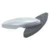 Apagador para quadro branco de vidro Nobo, panos de limpeza a seco para quadro, prateado, 42 mm, 200 mm, 58 mm, 90 g