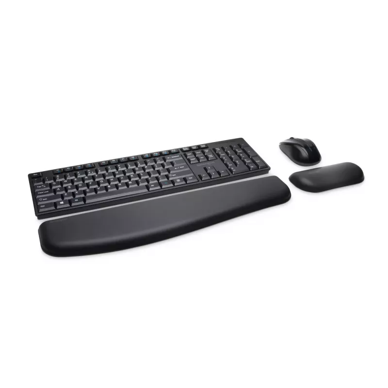 Teclado Kensington Pro Fit com rato incluído de escritório RF sem fios QWERTY italiano preto