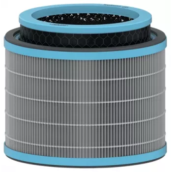 Leitz Cartucho de filtro HEPA 3 em 1 antivírico para alergias e gripe para purificador de ar médio TruSens Z-2000 / Z-2500