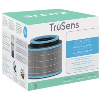 Leitz Cartucho de filtro HEPA 3 em 1 antivírico para alergias e gripe para purificador de ar médio TruSens Z-2000 / Z-2500