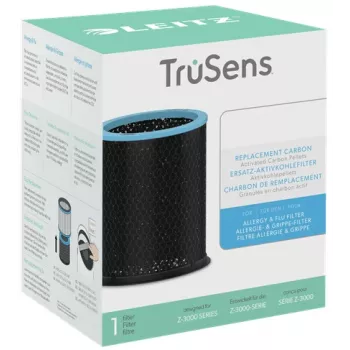 Filtro de carvão de substituição Leitz para filtro de alergias e gripe grande TruSens Z-3000 / Z-3500, 1 pack