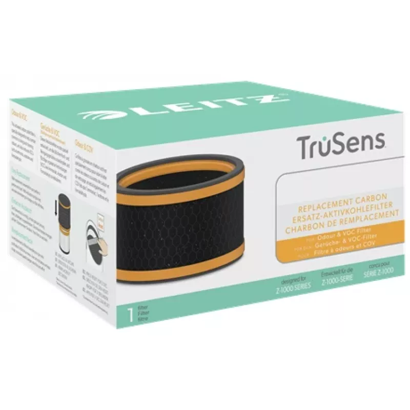 Filtro de carvão de substituição Leitz para filtro de odores e COV compacto TruSens Z-1000, pack de 1