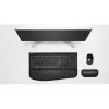 Teclado Kensington AdvanceFit sem fios preto Bélgica, tamanho completo (100%), sem fios, RF sem fios, AZERTY, preto