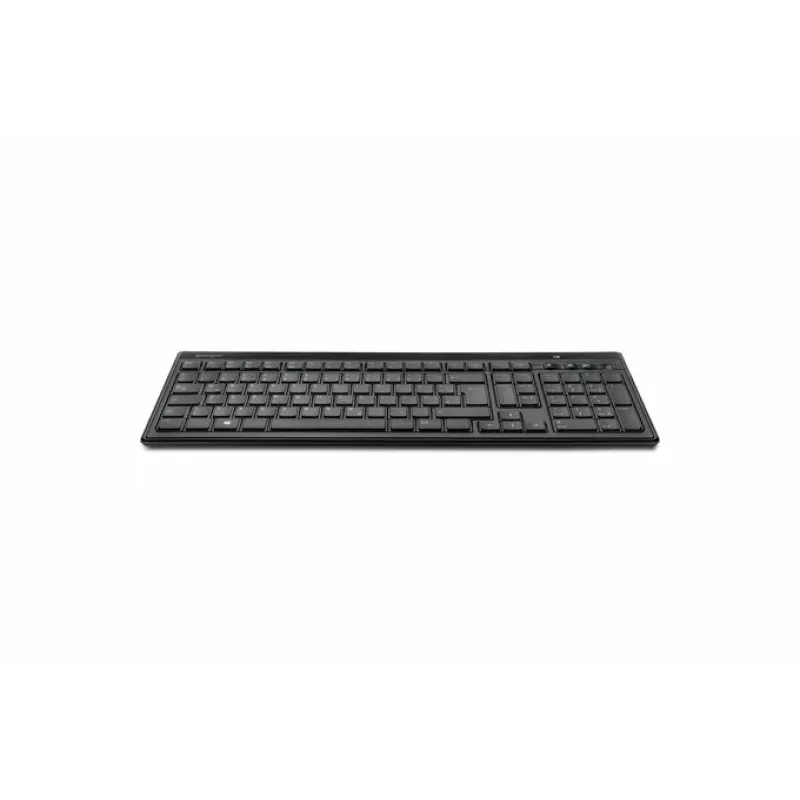 Teclado Kensington AdvanceFit sem fios preto Bélgica, tamanho completo (100%), sem fios, RF sem fios, AZERTY, preto