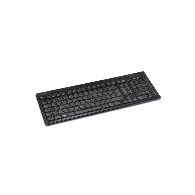 Teclado Kensington AdvanceFit sem fios preto Bélgica, tamanho completo (100%), sem fios, RF sem fios, AZERTY, preto