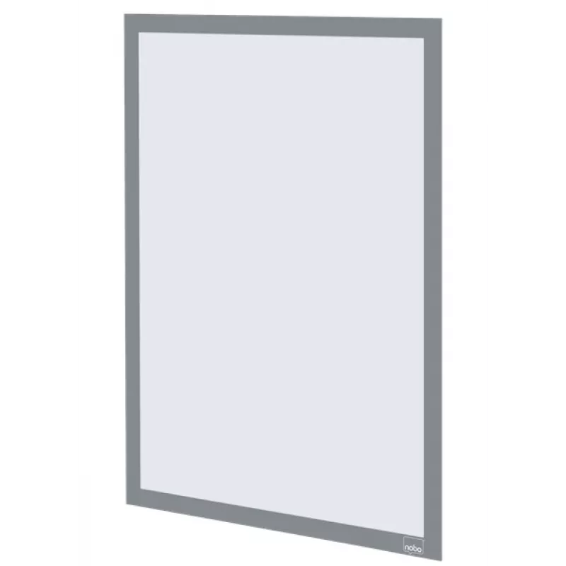 Moldura de póster magnética autocolante Nobo A3, prateado, A3, cinzento, vertical/horizontal, 235 mm, 10 mm, 450 mm