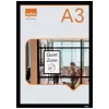 Moldura de póster magnética autocolante Nobo A3, preto, A3, preto, vertical/horizontal, 235 mm, 10 mm, 450 mm
