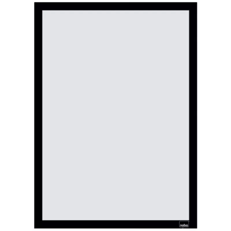 Moldura de póster magnética autocolante Nobo A3, preto, A3, preto, vertical/horizontal, 235 mm, 10 mm, 450 mm