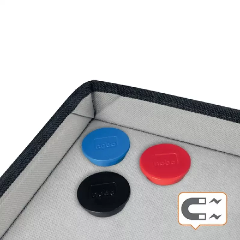 Conjunto de acessórios para quadro branco Nobo com bolsa, conjunto de acessórios, multicolor, 200 mm, 355 mm, 230 mm, bolsa