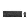 Kensington K75562BE, sem fios, RF sem fios, membrana, AZERTY, preto, rato incluído