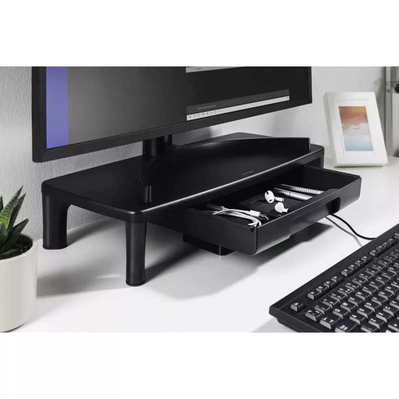 Kensington K63727BE, tamanho completo (100%), com fios, USB, membrana, AZERTY, preto