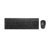 Kensington K75560BE, sem fios, RF sem fios + Bluetooth, membrana, AZERTY, preto, rato incluído
