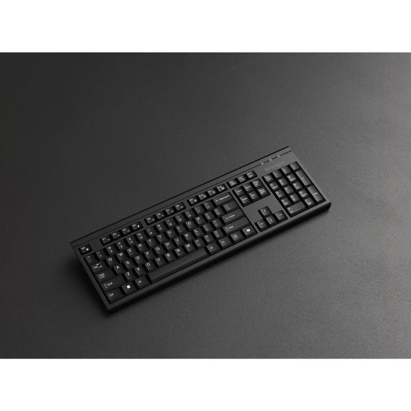 Kensington K75560BE, sem fios, RF sem fios + Bluetooth, membrana, AZERTY, preto, rato incluído