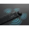 Kensington K75560BE, sem fios, RF sem fios + Bluetooth, membrana, AZERTY, preto, rato incluído