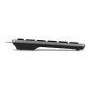 Teclado com fios Kensington KB515 EQ USB-C/USB-A, tamanho completo (100%), com fios, USB, interruptores de tesoura, QWERTY, cinzento