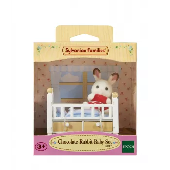 Sylvanian Families conjunto bebé coelho chocolate (berço), 3 ano(s), multicolor, poliestireno, plástico