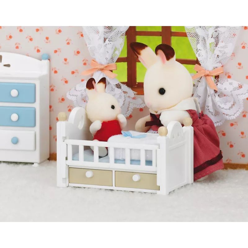 Sylvanian Families conjunto bebé coelho chocolate (berço), 3 ano(s), multicolor, poliestireno, plástico