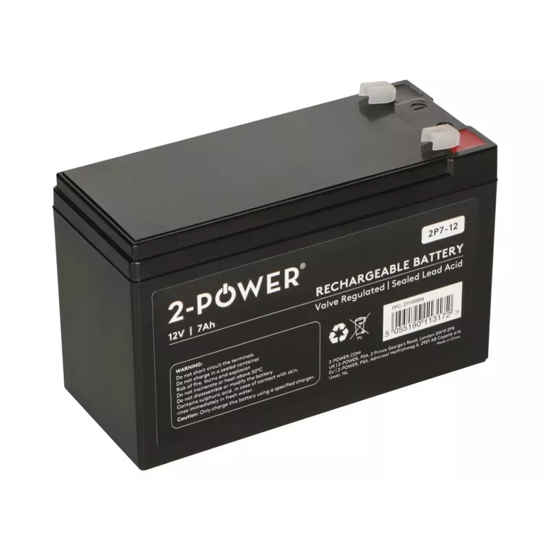 Bateria de UPS 2-Power 2P7-12 bateria de chumbo-ácido (VRLA) 12 V 7 Ah