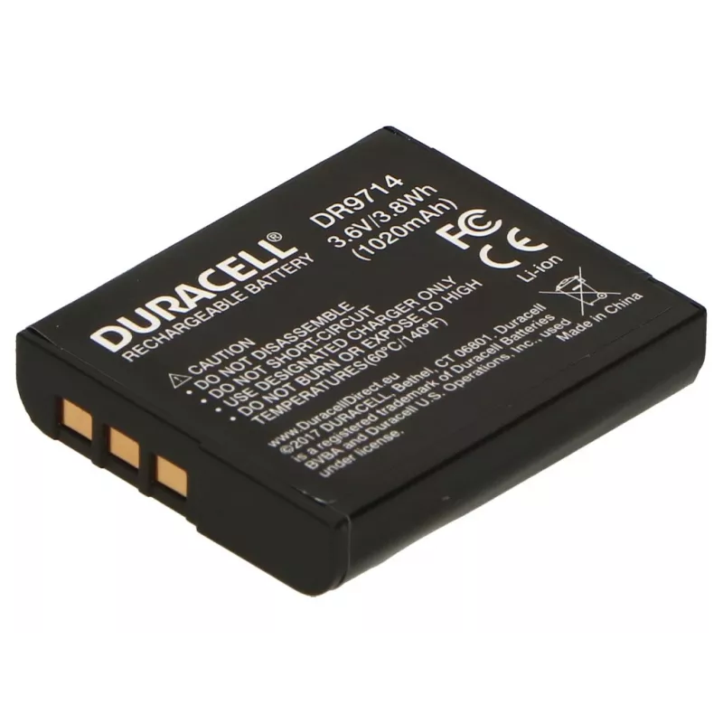 Bateria de câmara Duracell - substitui bateria Sony NP-BG1, 1020 mAh, 3,6 V, iões de lítio (Li-Ion)