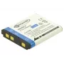 2-Power bateria para máquina fotográfica digital 3,7 V 600 mAh, 600 mAh, 3,7 V, iões de lítio (Li-Ion)