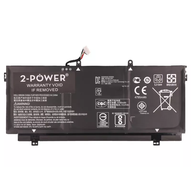 2-Power CBP3753A peça de substituição para portátil
