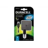 Duracell carregador de telefone/tablet 2.4A, interior, AC, 5 V, 2,4 A, preto