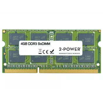 2-Power memória SoDIMM 4GB DDR3 1333MHz, 4 GB, 1 x 4 GB, DDR3, 1333 MHz, 204-Pin SO-DIMM, verde