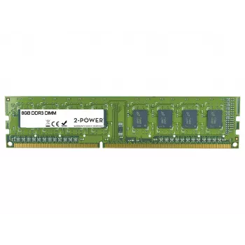 2-Power memória DIMM 8 GB MultiSpeed 1066/1333/1600 MHz, 8 GB, 1 x 8 GB, DDR3, 1600 MHz, 240-Pin-DIMM, verde