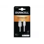 Cabo de sincronização/carregamento Duracell 1 metro branco, 1 m, USB A, Lightning, 2.0, branco