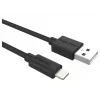 Cabo de sincronização/carregamento Duracell 2 metros preto, 2 m, USB A, Lightning, 2.0, preto