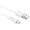 Cabo de sincronização/carregamento Duracell 2 metros branco, 2 m, USB A, Micro-USB A, 2.0, branco