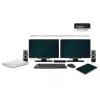 Docking station 2-Power USB 3.0 Dual Display, docking, 3,5 mm, USB Type-A, USB Type-B, 10,100,1000 Mbit/s, preto, 5 Gbit/s