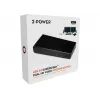 Docking station 2-Power USB 3.0 Dual Display, docking, 3,5 mm, USB Type-A, USB Type-B, 10,100,1000 Mbit/s, preto, 5 Gbit/s
